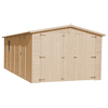 Timbela Lesena garaža 18 m2 - H222x616x324 cm - Panelna konstrukcija - TIMBELA M102, (21823614)