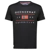 GEOGRAPHICAL NORWAY Majica kratak rukav jezolo db black men 254 M