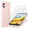 Ovitek za Xiaomi Poco M5 + 2x zaščita zaslona – Roza