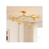 Brilagi - LED plafonski luster MISTEL 9xG9/3W/230V zlatni