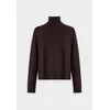 MICHAEL Michael Kors Pulover Solid Easy temno rjava