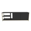 Hanah Home HANAH HOME Primrose - Anthracite, Gold TV omarica, (20867246)