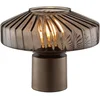 Brilliant - Stona lampa LYN 1xE27/20W/230V smeđa/zadimljeno staklo