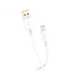 DENMEN D08T Type C USB data kabl 3,6A 1m bela