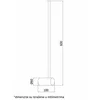 VESTA 361 ZIDNA LAMPA 7W 3000K CRNA