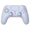 Brezžični igralni krmilnik LED Subsonic - bel (PS4/PC)