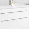 Drška za ormar 2 pcs Srebrno 800 mm Nehrđajući čelik
