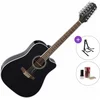 Takamine GD38CE Standard SET Black 12 strunska elektroakustična kitara