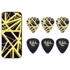 Dunlop EVH Black with Yellow Stripes Pick Tin