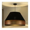 Duolla - luster na sajli COPPER SHINY 1xE27/15W/230V prečnik 60 cm crna/bakarna