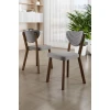 HANAH HOME Set stolica (6 komada) Arfe Grey Brown