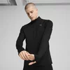 Mens Puma VELOCITY CLOUDSPUN Running Quarter-Zip Top, Black, Size XXL, Clothing