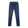 Bershka Kavbojke temno modra