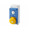 GEWISS Zaštitna sklopka GW67246N 3P+E 63A 100-130V, IP67 plavo-bela
