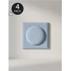 Sinsay - Tapacirani zidni paneli u obliku blokova 4 pack - bledoplavo