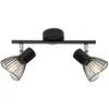 Fly Plafonska Lampa Crna 2 2x40W E14