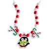Craft Ustvarjalna DIY božična ogrlica z biseri PENGUIN
