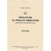 ŠTRUCL VINKO.:MINIATURE/ETUDA NOTE ZA ORKESTER
