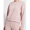 Sinsay - Basic crewneck duks sa dodatkom viskoze „soft touch“ - pastelno roze