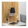 Brilagi - LED zidna lampa NUBILA 1xE27/25W/230V + LED/3W bela/crna