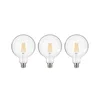 Arcchio LED žarnica z žarilno nitko prozorna E27 G125 3,8W 2700K 806lm 3er