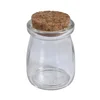 Rayher. Steklen vrček s pluta zamaškom, v: 7cm, 100ml