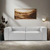 ATELIER DEL SOFA Sofa dvosed Fora 2 Seater Light Grey