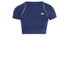 ADIDAS PERFORMANCE Funkcionalna majica indigo / bela