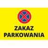 shumee Znak za prepoved parkiranja 20x30 cm PVC T045