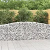 Lučne gabionske košare 5 kom 400x50x80/100 cm pocinčano željezo