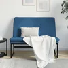 Klupa plava 100 x 75 x 76 cm od tkanine