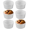 shumee Bele porcelanaste pekače 9 cm, 150 ml 6 kosov.