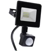 Reflektor LED sa senzorom ECO 10W SMD 6400K GRL7371-pir crni