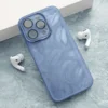 Maska za telefon Glitter Feather za iPhone 15 Pro Max, Bela