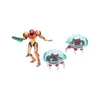 Mini Figure World of Nintendo Metroid - 3-Pack - Samus Bounty Hunter