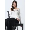 Trend Alacati Stili Ženska bluza Alc-X14721, Krem