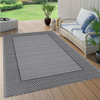 vidaXL Zunanja preproga siva 120x180 cm PP