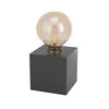 Eglo 43734 - Stolna lampa PRESTWICK 1xE27/40W/230V antracit
