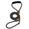 shumee Povodec za ovratnico za PSE, nedrseč, črne barve, dolžina 130 cm, premer 10 mm