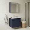 HANAH HOME Kupatilski ormarić sa umivaonikom i ogledalom (2 komada) Tivoli 65 691