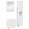 Set namještaja za kupaonicu TULUM 3 pcs Visoki sjaj bijela