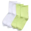 PUMA Womens Short Socks (2-Pack), Clothing, Lime, 39/42