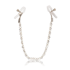 California Exotics Crystal Chain Nipple Clamps Silver