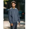 Sinsay - Majica s kapuljačom Basic - grey blue