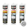 IsolBau Sanitarni silikon svetlo siv Sanitär Silikon 3 x 300ml
