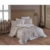 Fiona - Cream CreamBeige Satin Double Quilt Cover Set