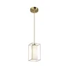 Brilliant - Luster na sajli DOLLY 1xE27/20W/230V zlatna