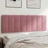 Jastuk za uzglavlje Hanko ružičasti 140 cm baršunasti