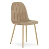 Jedilni stol PADVA VELVET, rjava