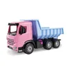 slomart Gradbeno vozilo Giga Trucks, bager Arocs, roza, v škatli